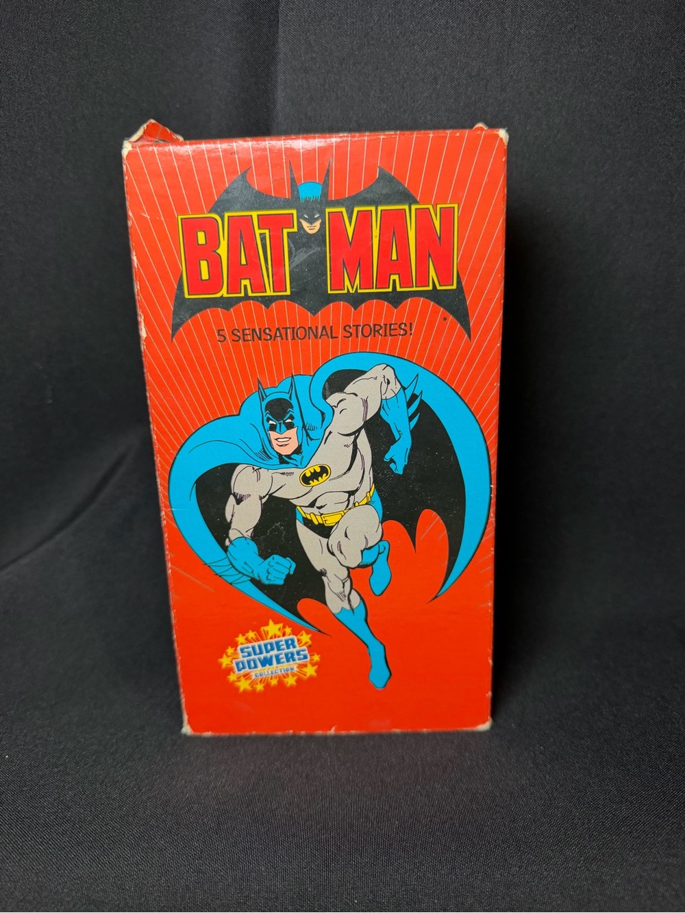 Batman 5 Sensational Stories Super Powers VHS Warner Home Video, 1985 Original
